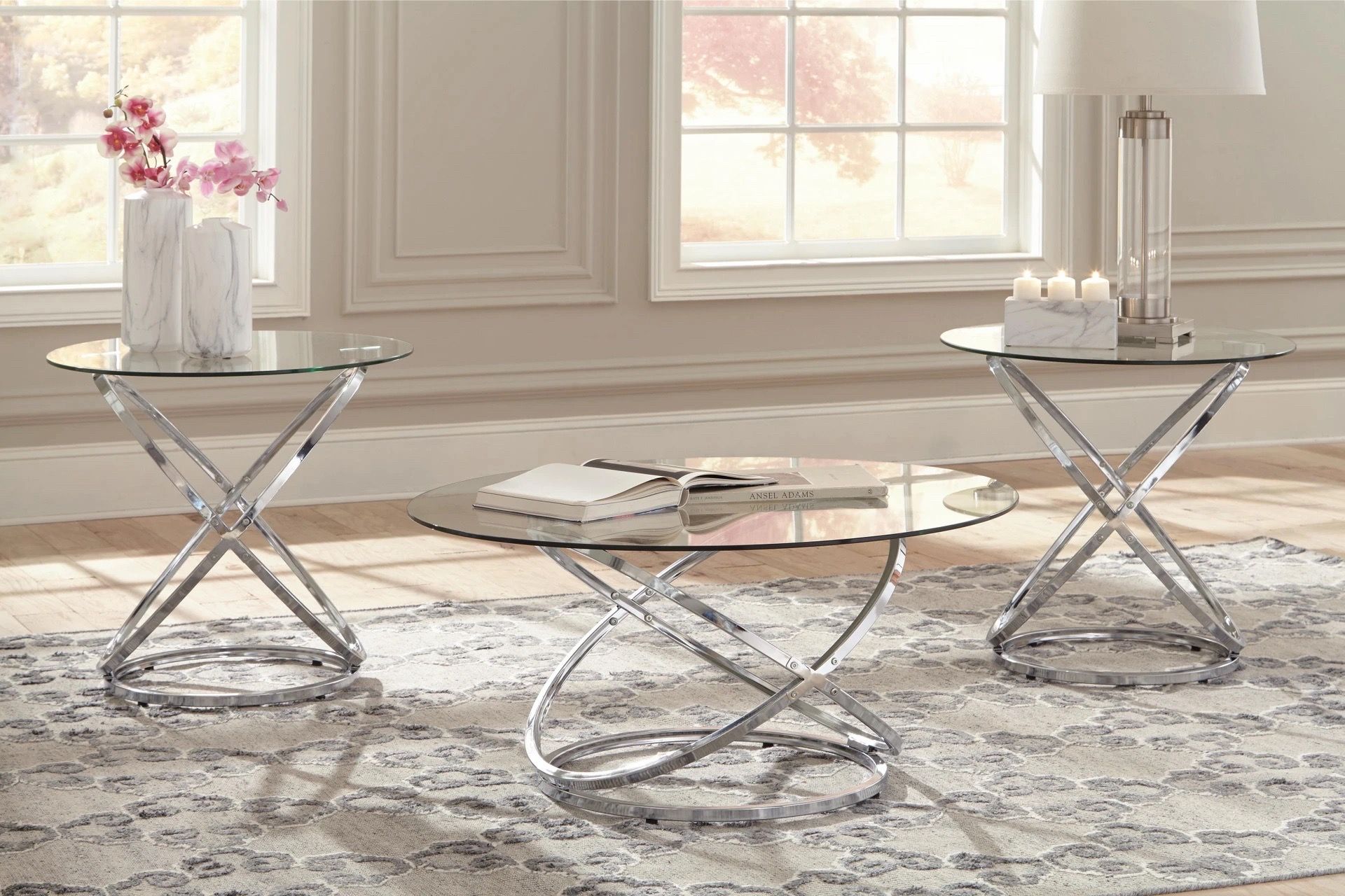 3 Glass Coffee Tables 🩶