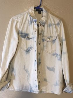 Oversized jean jacket size small