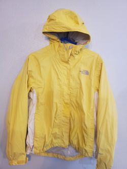The North Face Light Yellow with White Jacket Coat Ladies S
