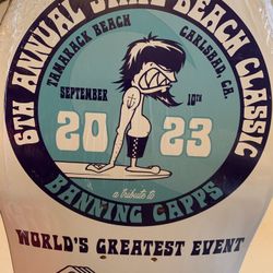 Commemorative Carlsbad State Beach Classic Skateboard 