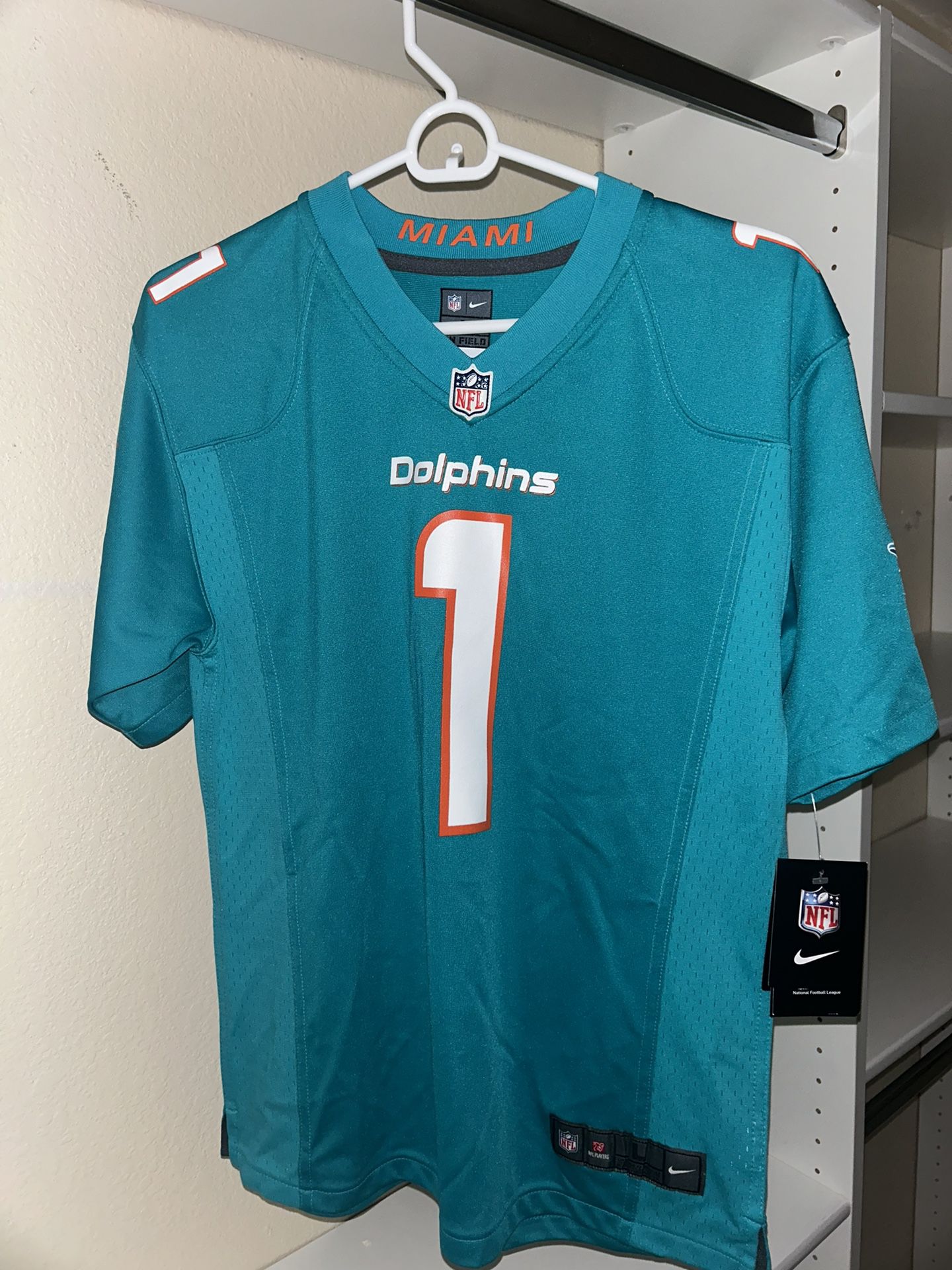 Miami Dolphins Tua Jersey, NWT, Youth Large