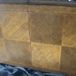 AICO dining Table large rectangular wooden table
