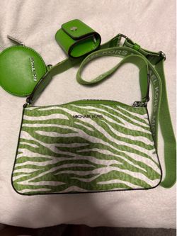 Green Michael Kors Crossbody Bag