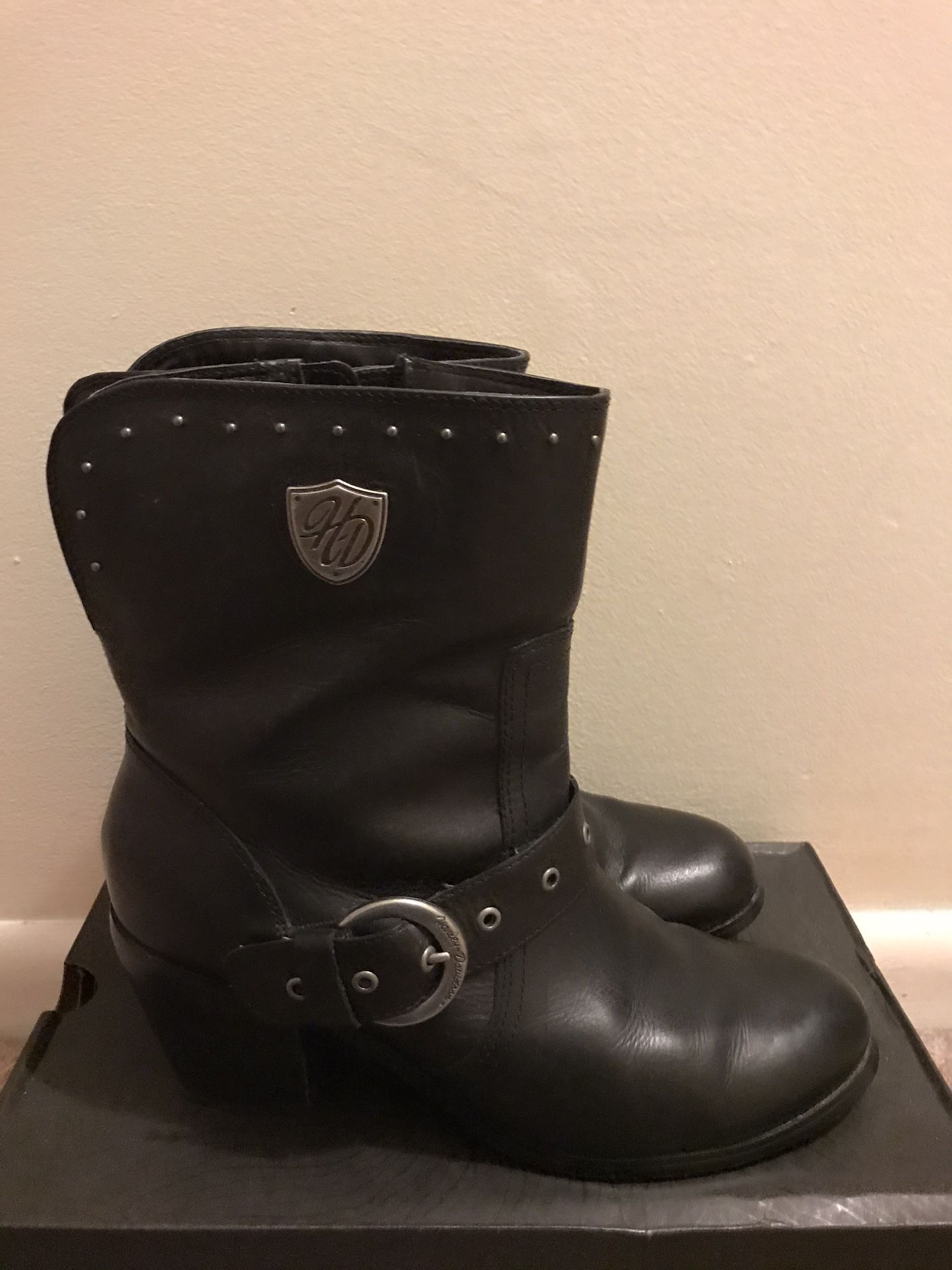 Harley Davidson Women’s Leather Cheryl Boot Size 10