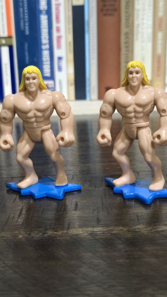 1998 KABLAM! THE FLESH Burger King Viacom NICKELODEON Twist Action Toy Kids Boys Room Vintage