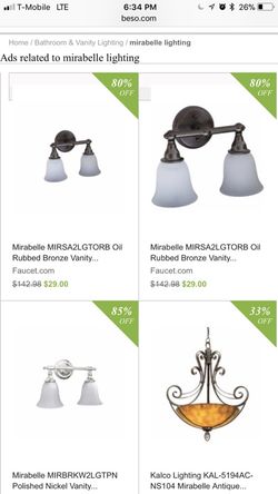 Mirabelle Fixtures