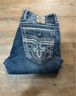 Men’s Rock Revival Straight 36x32