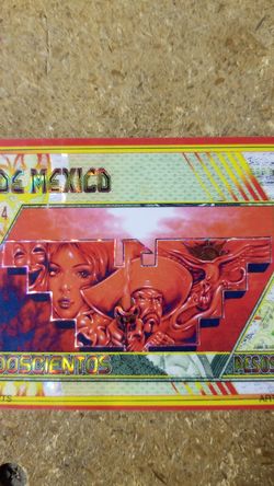 200 pesos Aztlán decal 2.5"x 4.25"