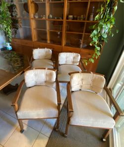 Mid Mod Dining Armchairs