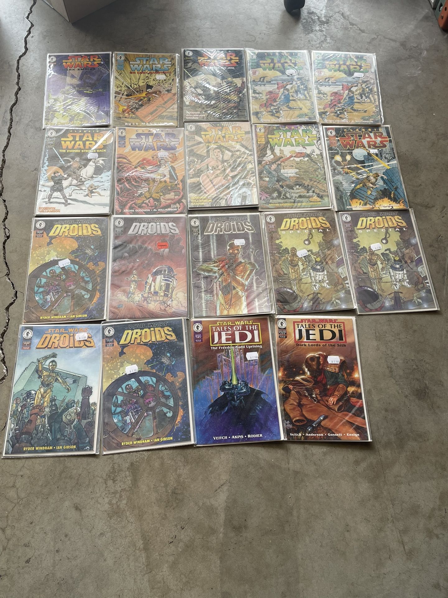 Starwars Comic Books