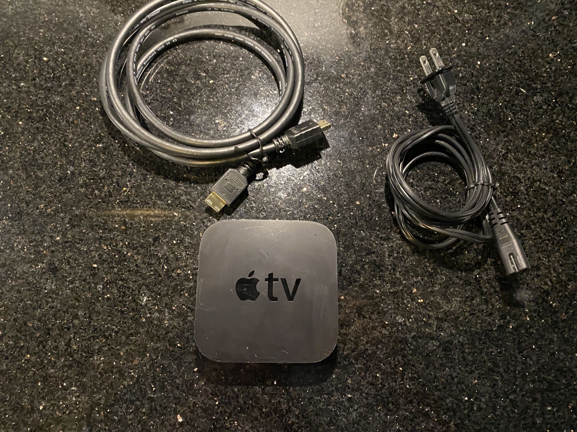 Apple TV HD Media Streamer 3rd Generation Model A1469 with HDMI Cord (no remote)