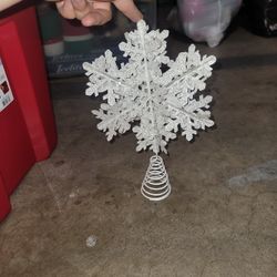 Snowflake Sparkle Tree Topper