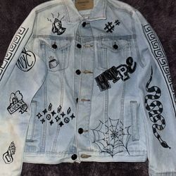 Graffiti / Doodle Jean Jacket