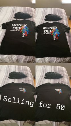 Money dept tee black