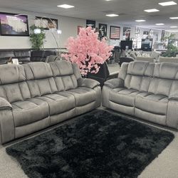 2PC Gray Sofa & Loveseat 🔥SPECIAL🔥