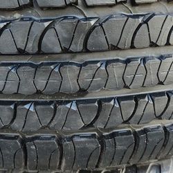 SET OF 245/65/17 GOODYEAR TIRES MOUNTED AND BALANCED 