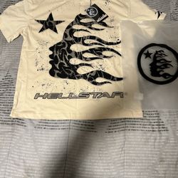 Hellstar Glitter 2p2 Beige Tee 