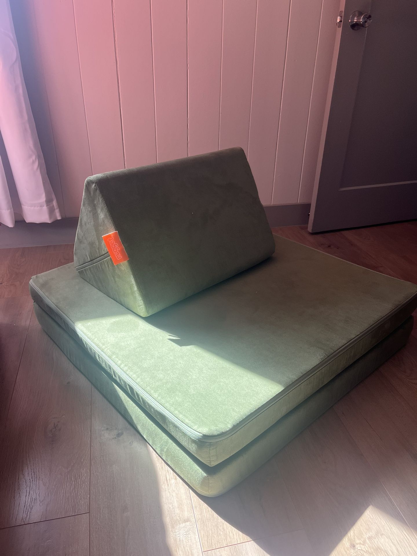 Kids Green Nugget Play Couch