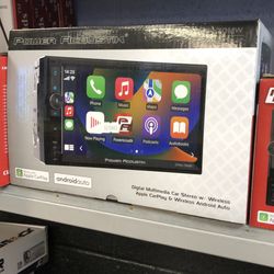 Wireless Apple CarPlay and Android auto stereo