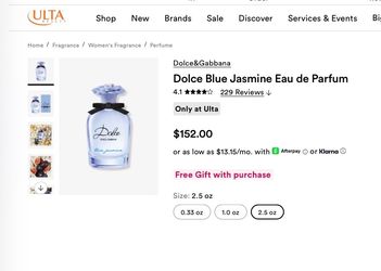 Perfume dolce