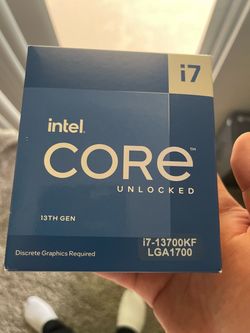 Intel core unlocked i7 13700kf