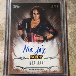 WWE Nia Jax  Auto