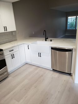 Kitchen cabinets