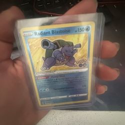 Radiant Blastoise - Pokemon Go Card