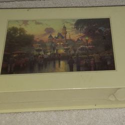Disneyland 50th Anniversary Thomas Kinkade "Painter of Light" Stationary Set
