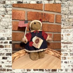 Boyd’s Bears Bailey NWT The Bailey and Friends Collection #9199 Plush 8” America