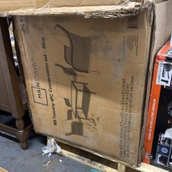 Mainstays Tuscany Ridge 4 Piece Conversation Set, Blue Blue - Each chair measures 30.75"D x 30.75"W x 32.75"H Loveseat measures 52"W x 30.75"D x 32.75