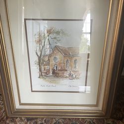 Framed colonial Williamsburg Wall Art By Coby Carlson