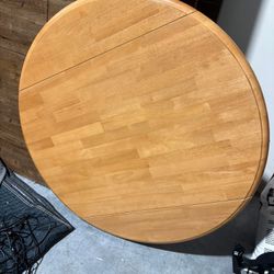 Solid wood 42” Dropleaf table Top