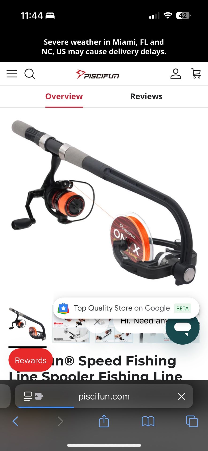 Piscifun® Speed Fishing Line Spooler