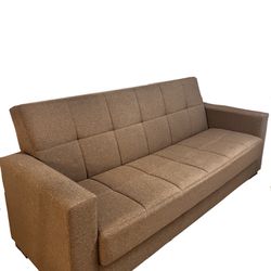 Sofa bed with storage space under