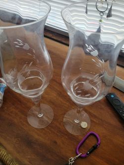 Vintage princess house crystal candle holders