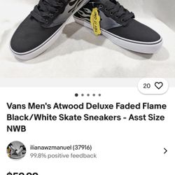 New Men’s Vans 11.5 