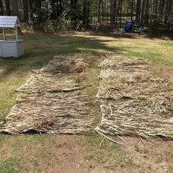 4x4 Grass Mats for duck blinds or tiki huts
