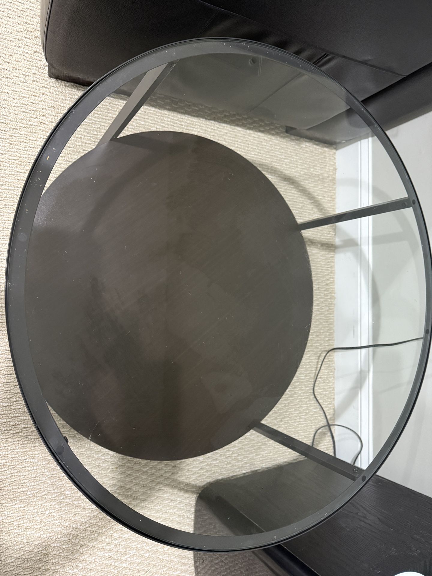 Round Glass CoffeeTable 