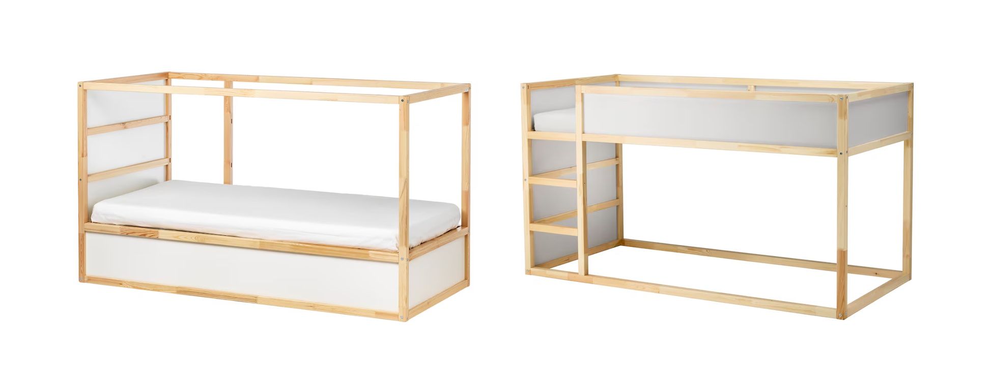 IKEA KURA reversible bed, Twin