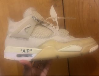 Air Jordan 4 Off White Sail Men’s Size 10