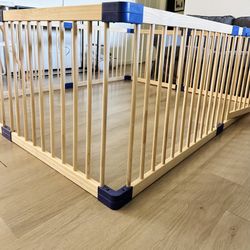 Foldable Wooden Playpen 