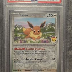 Eevee Pokemon Day PSA9