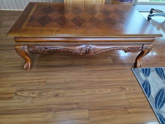 Coffee table and side lamp table