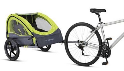 Schwinn gemini bike outlet trailer