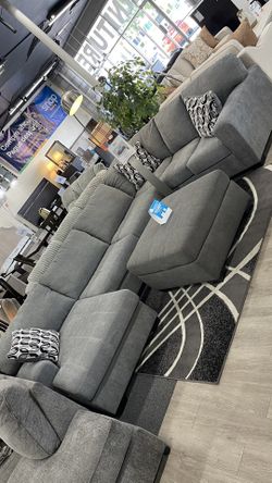 Gray 3Pc Sectional