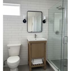 18” BATHROOM VANITY NEW SOLID WOOD 🪵 