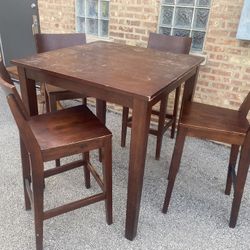 Pub Table And Chairs 