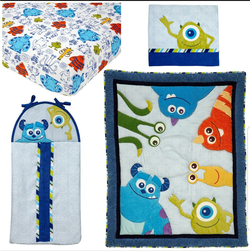 Monsters inc crib bumper cheap