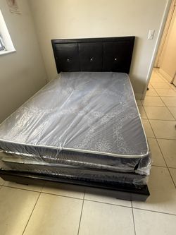 Full   Bed Frame With Mattress All New Furniture And Free Installation   Free Delivery 